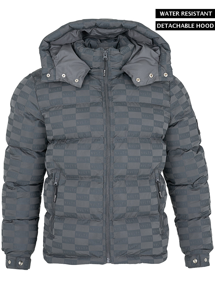 MONOGRAM REVERSIBLE PUFFER JACKET