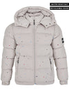 Paint Puffer Jacket - Off White