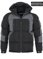 Shadow Puffer Jacket - Black/Grey
