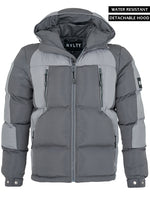 Shadow Puffer Jacket - Charcoal Grey/Light Grey