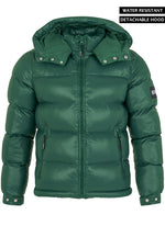 Shiny Puffer Jacket - Green