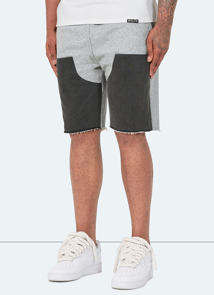 Vintage Carpenter Shorts - Grey/Washed Black