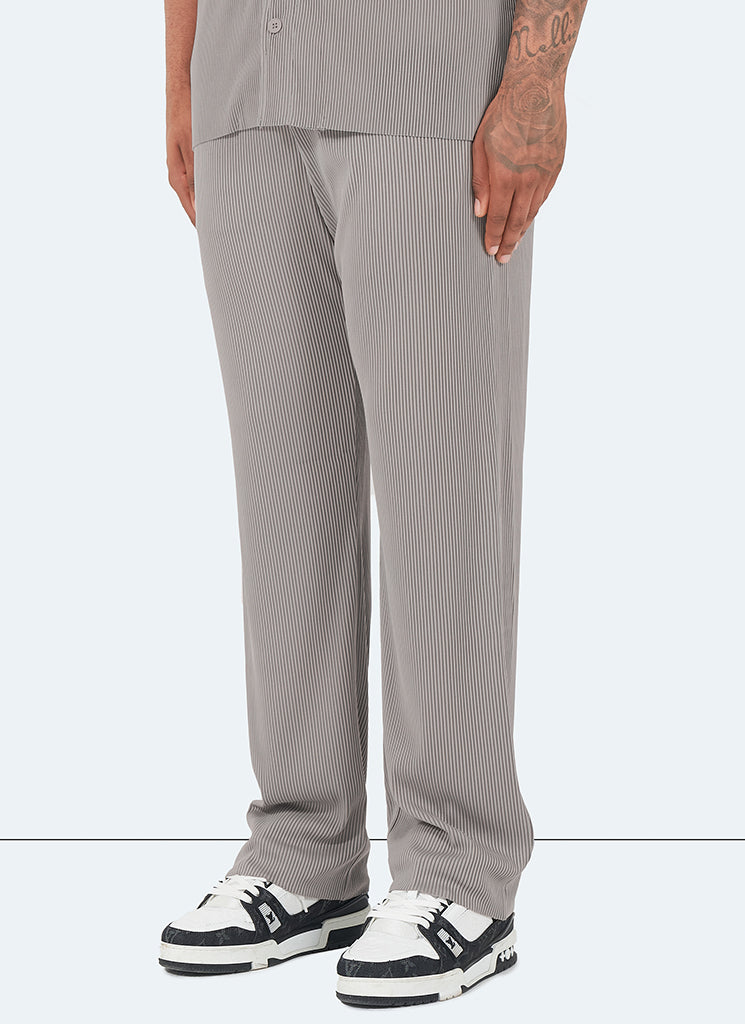 Pleated Trousers - Grey