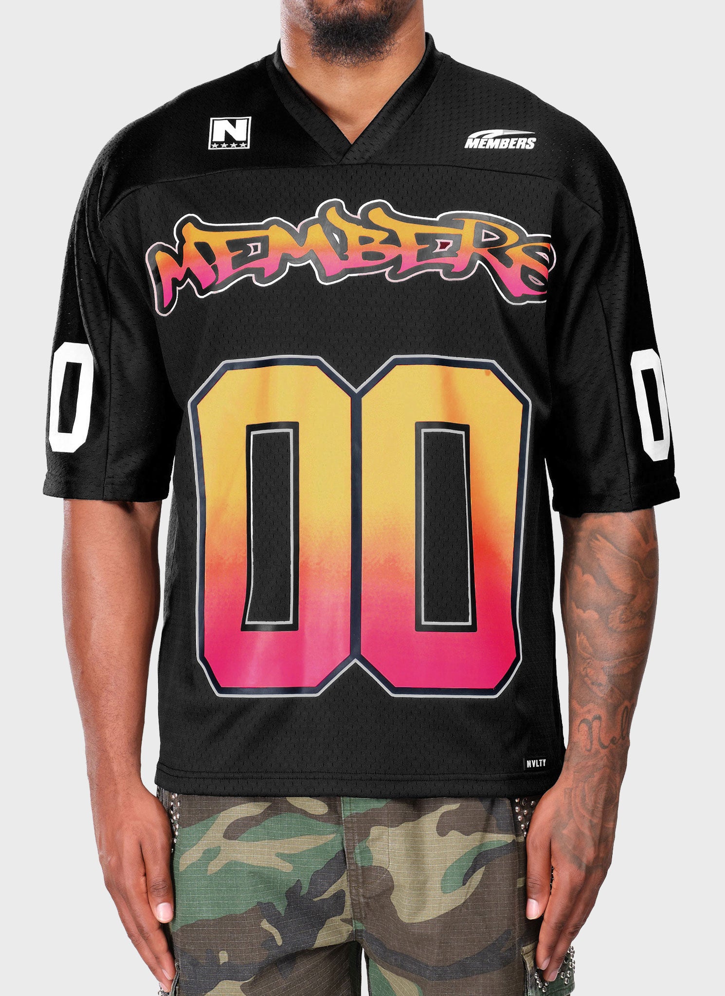 Graffiti Members Jersey - Black