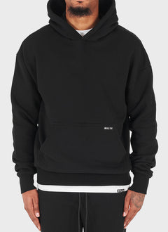 Heavyweight Essential Hoodie - Black