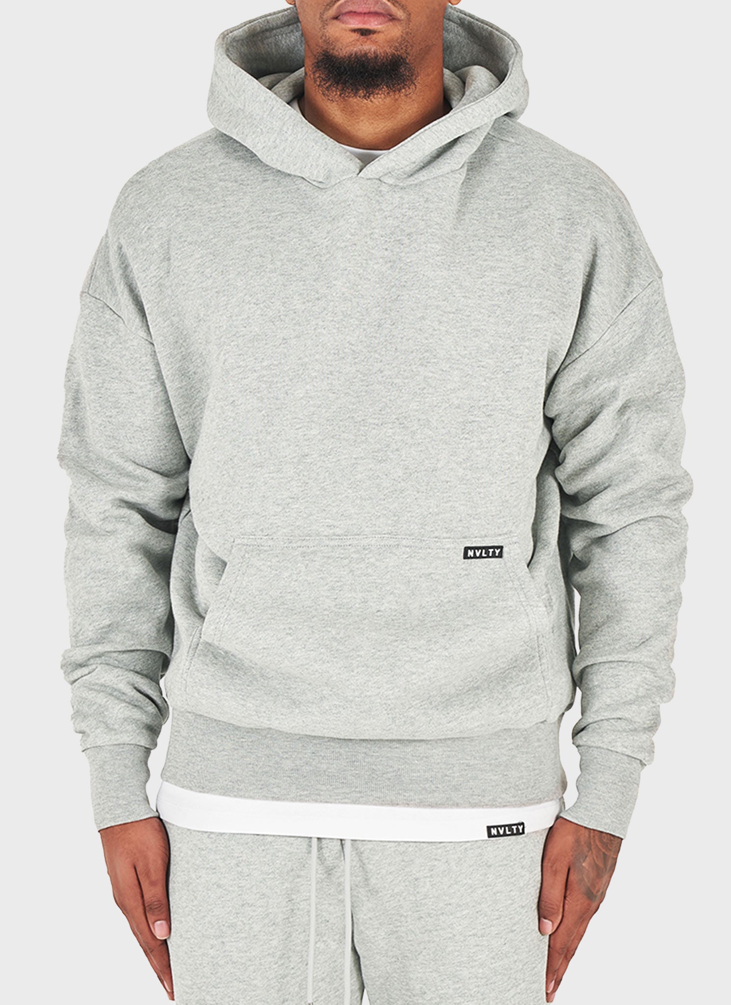 Heavyweight Essential Hoodie - Grey