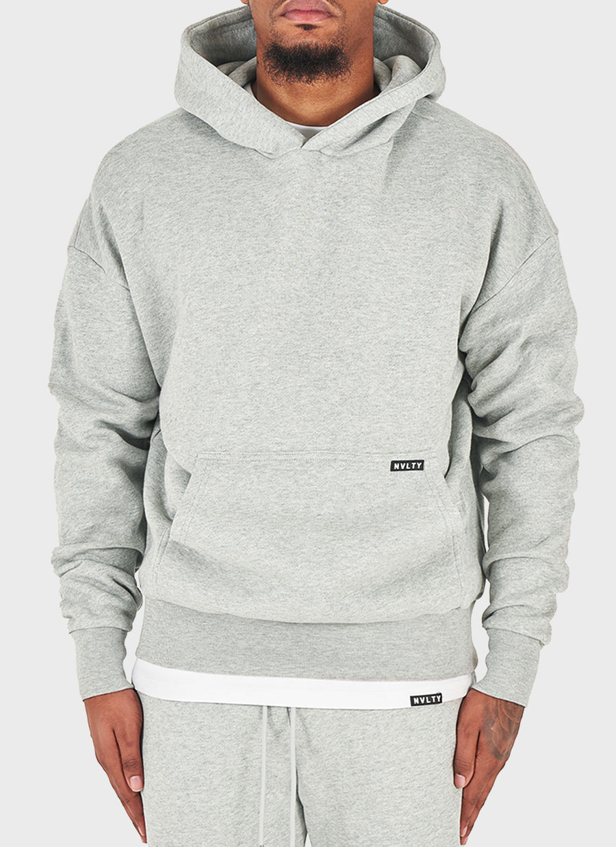 Heavyweight Essential Hoodie - Grey