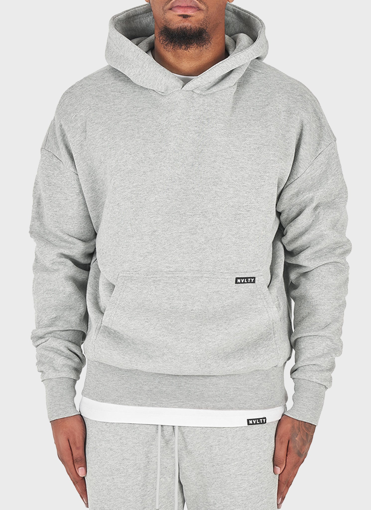 Heavyweight Essential Hoodie - Grey