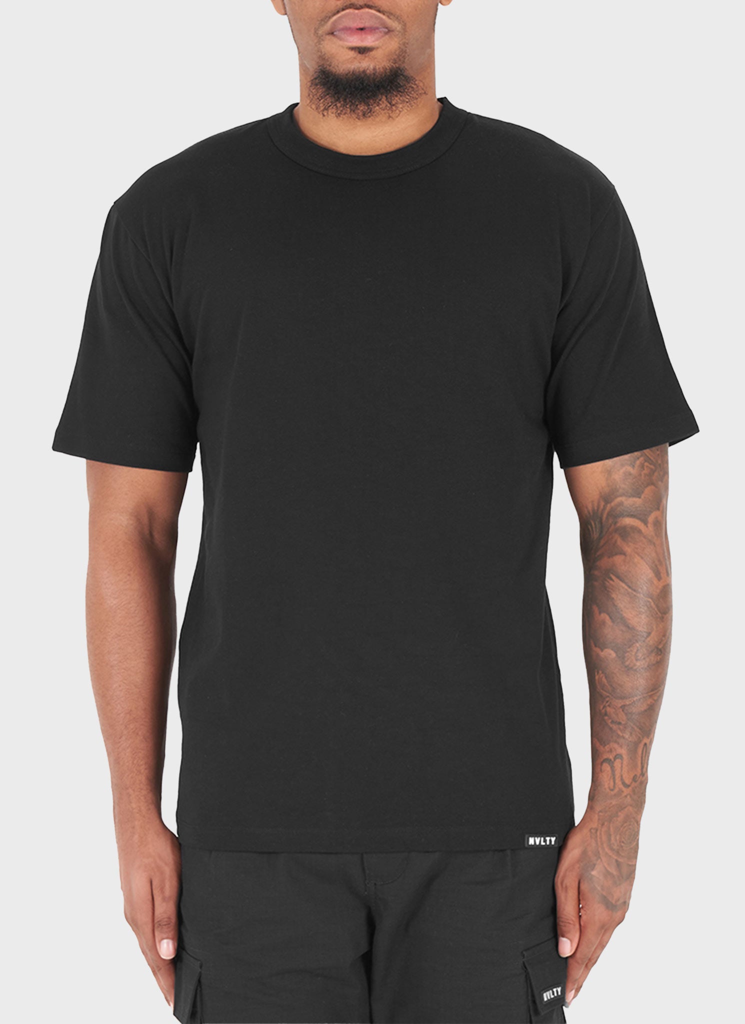 Heavyweight Essential T-Shirt - Black