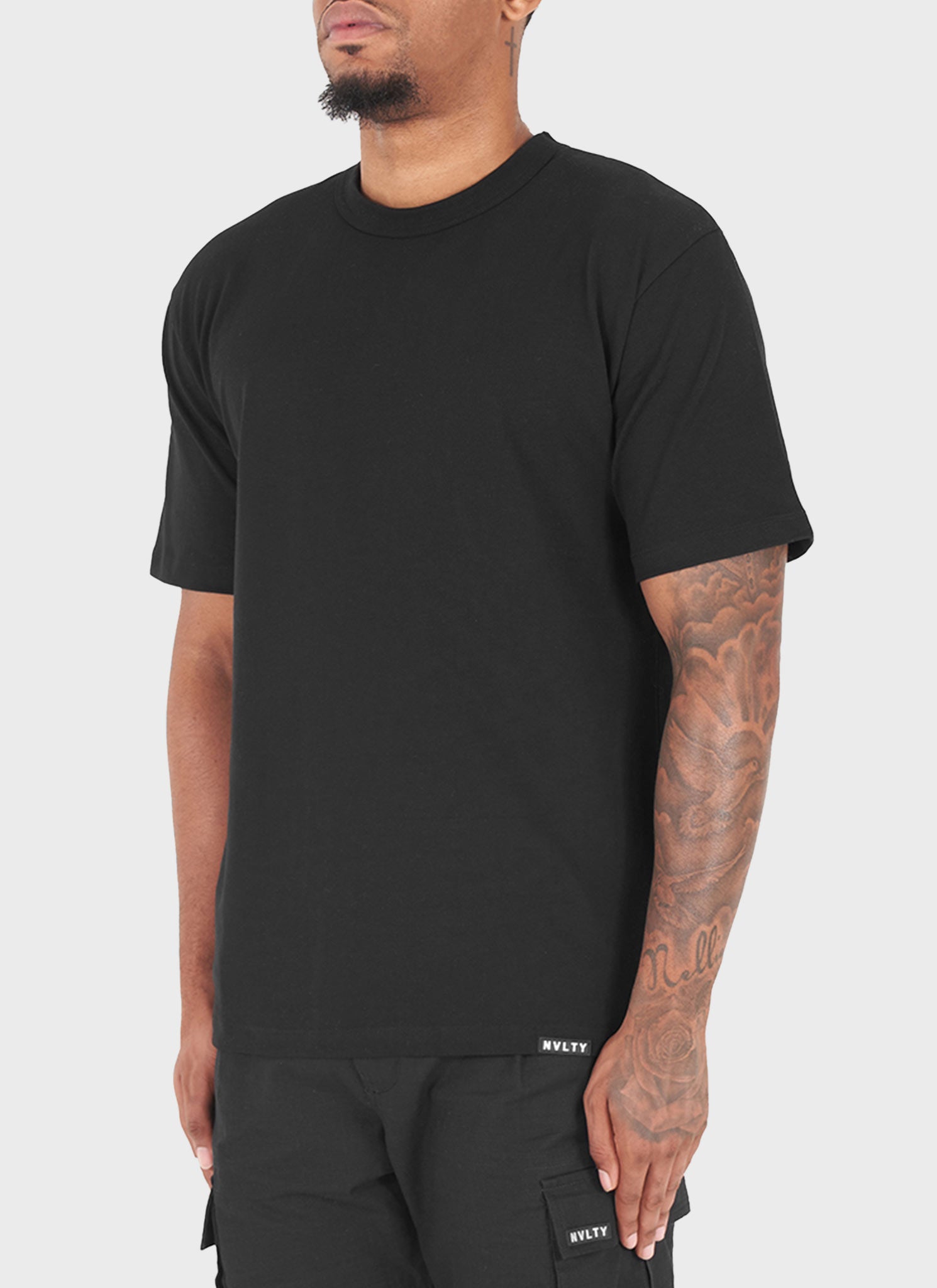Heavyweight Essential T-Shirt - Black