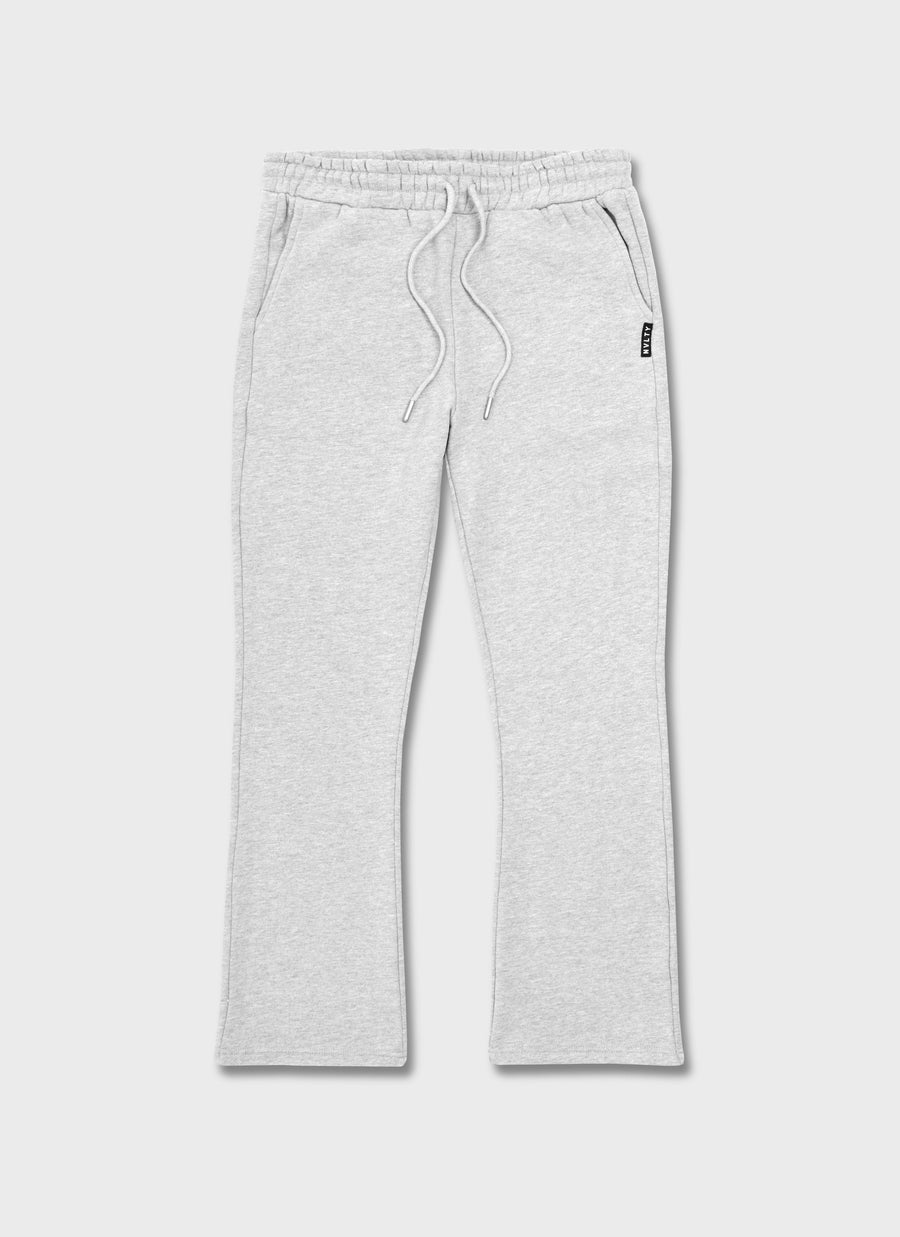 Heavyweight Luxe Flare Joggers - Grey