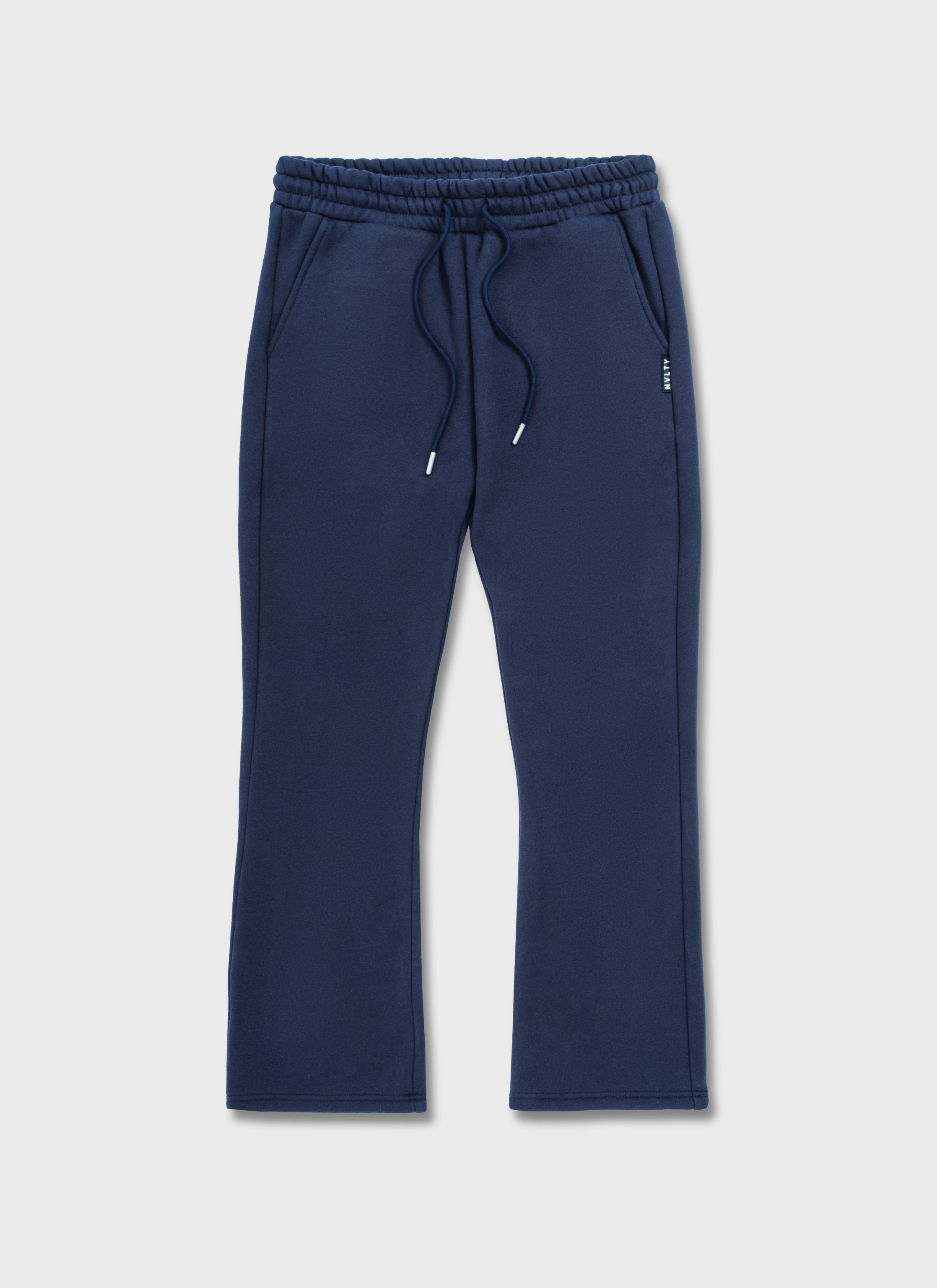 Heavyweight Luxe Flare Joggers - Navy