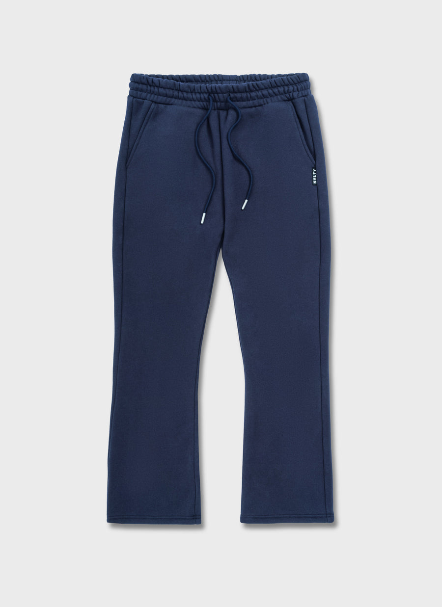 Heavyweight Luxe Flare Joggers - Navy