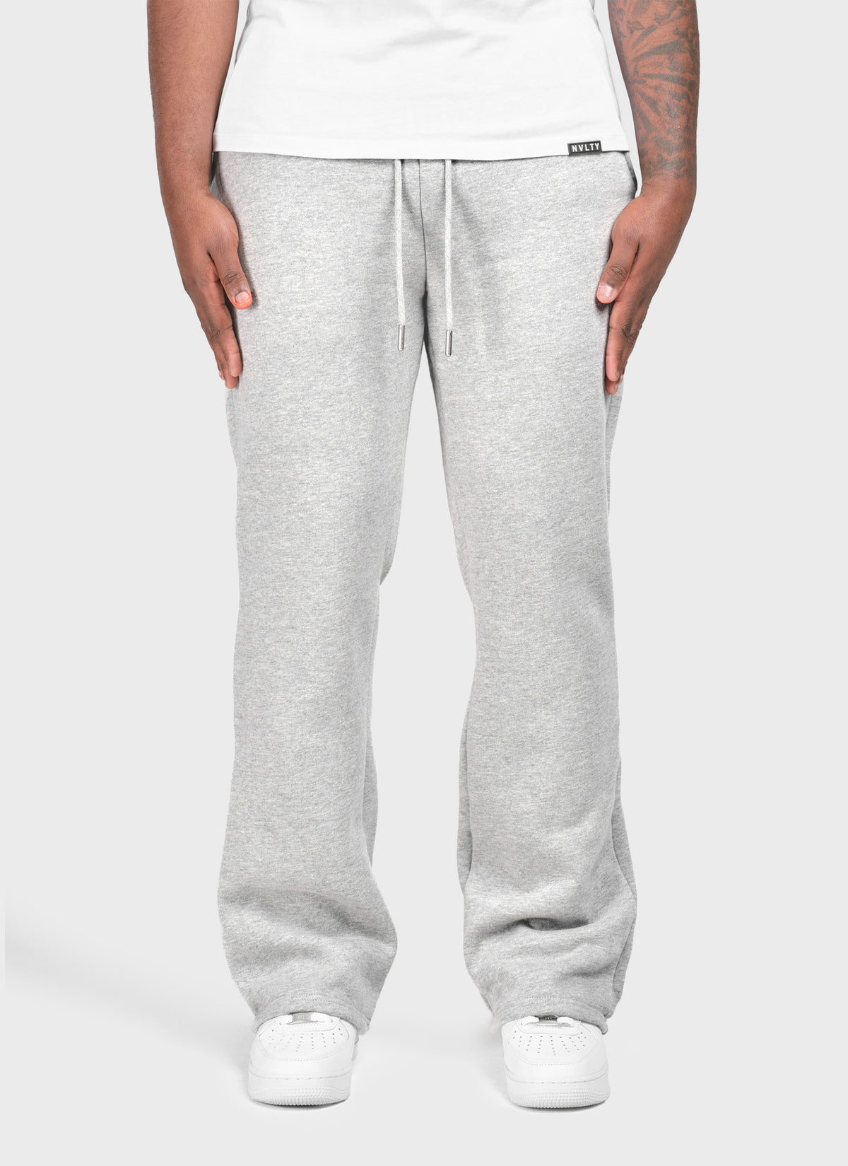 Heavyweight Luxe Flare Joggers - Grey