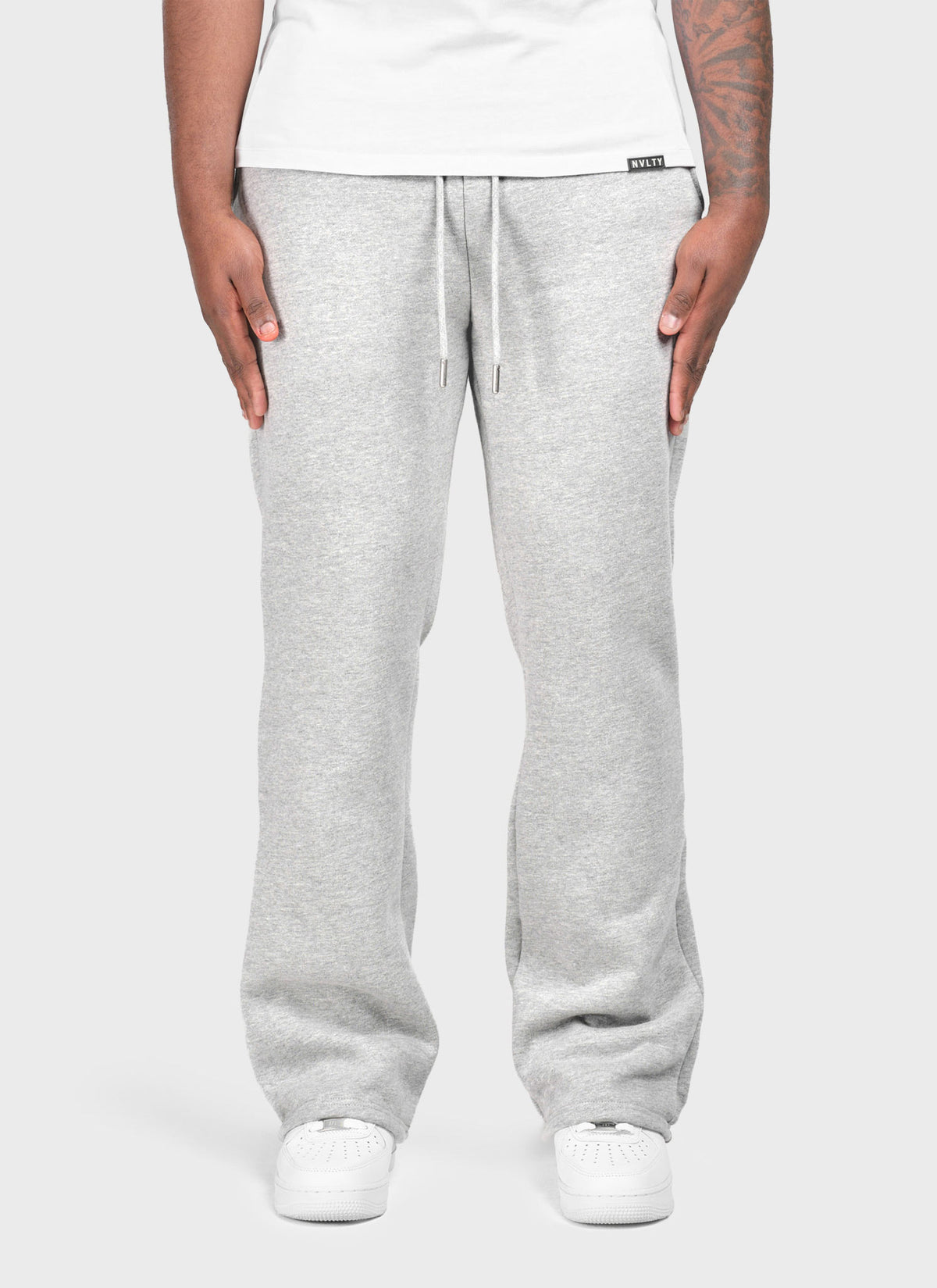 Heavyweight Luxe Flare Joggers - Grey
