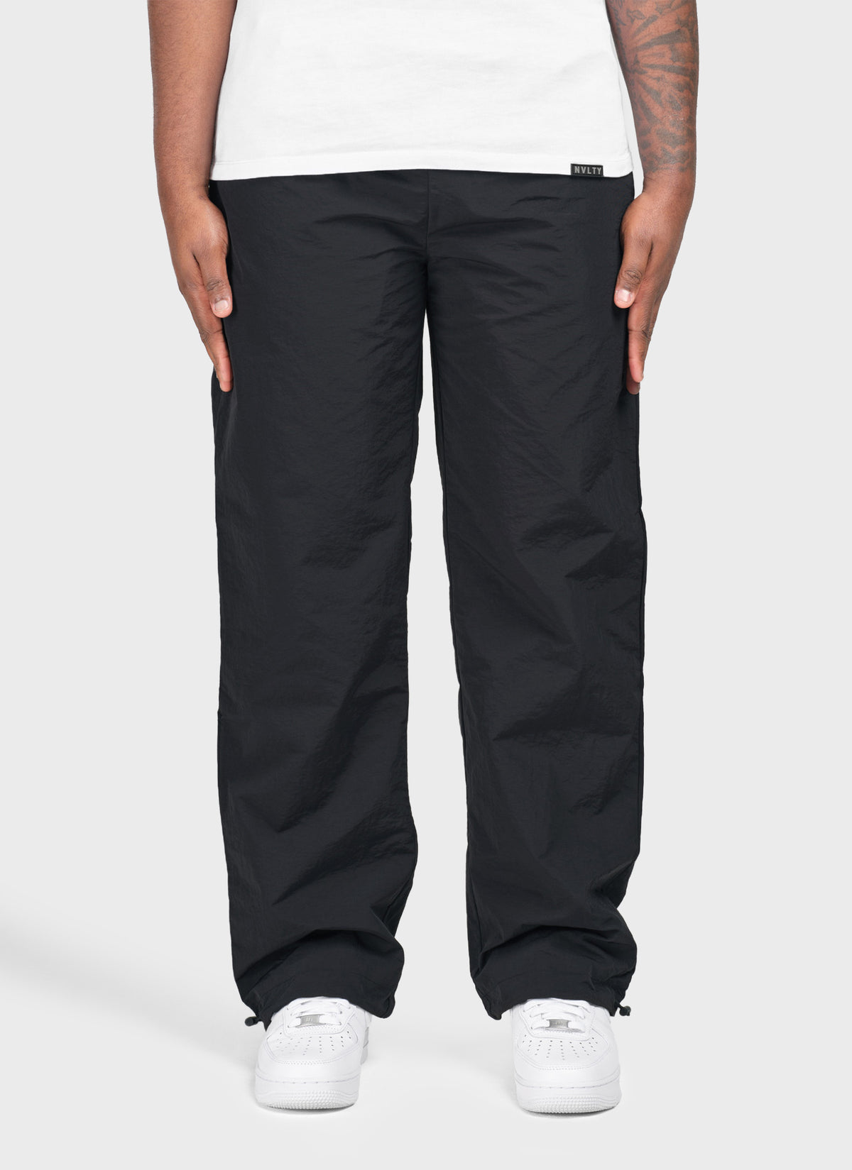 Heavyweight Shell Track Pants - Black