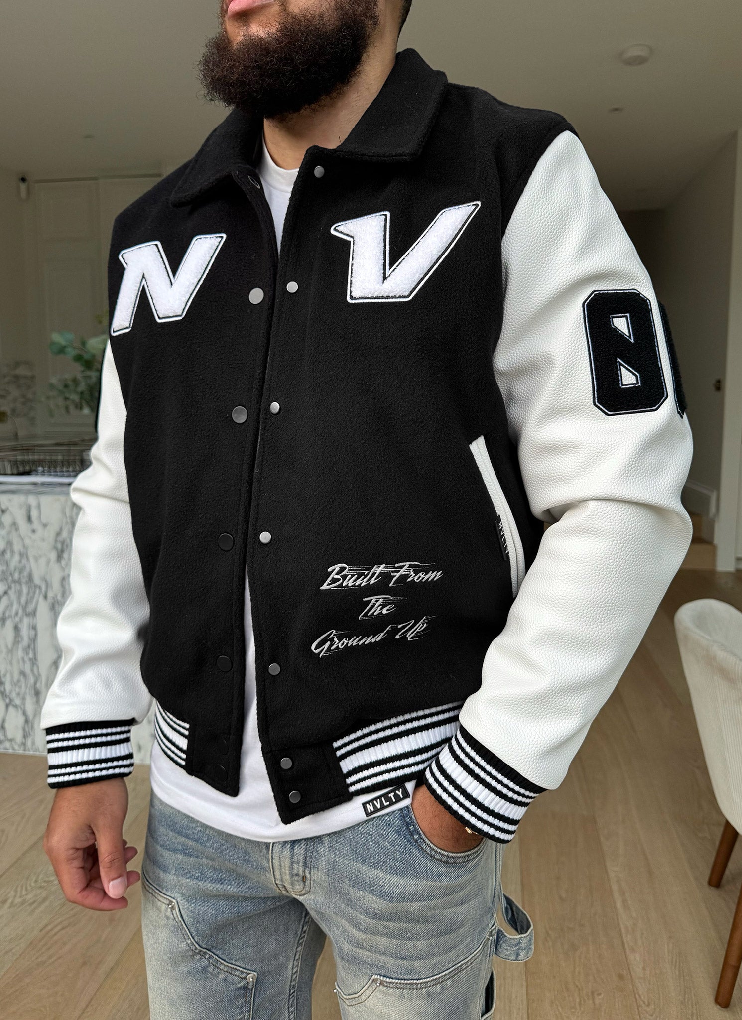 All Star Varsity Jacket - Black