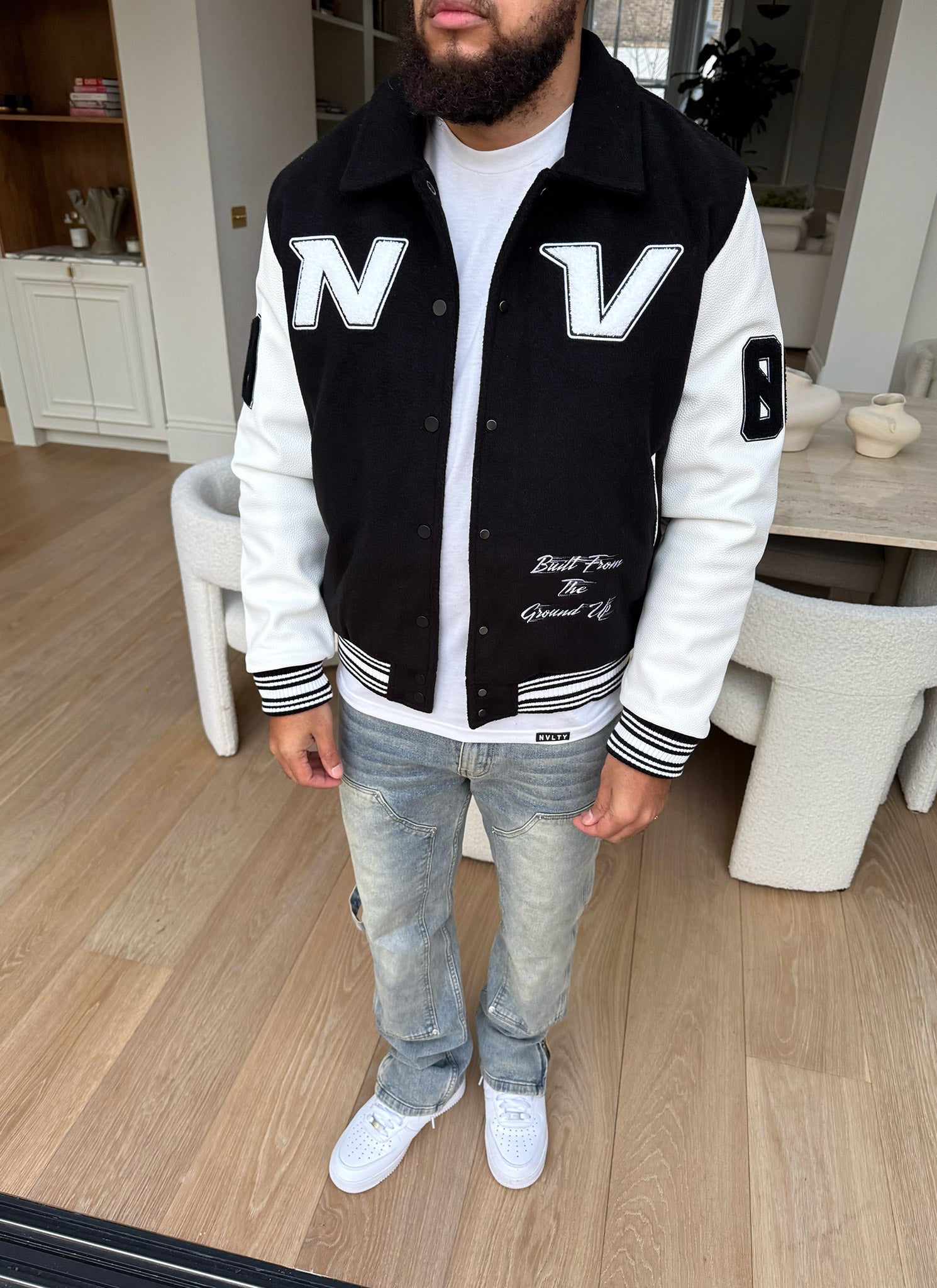 All Star Varsity Jacket - Black