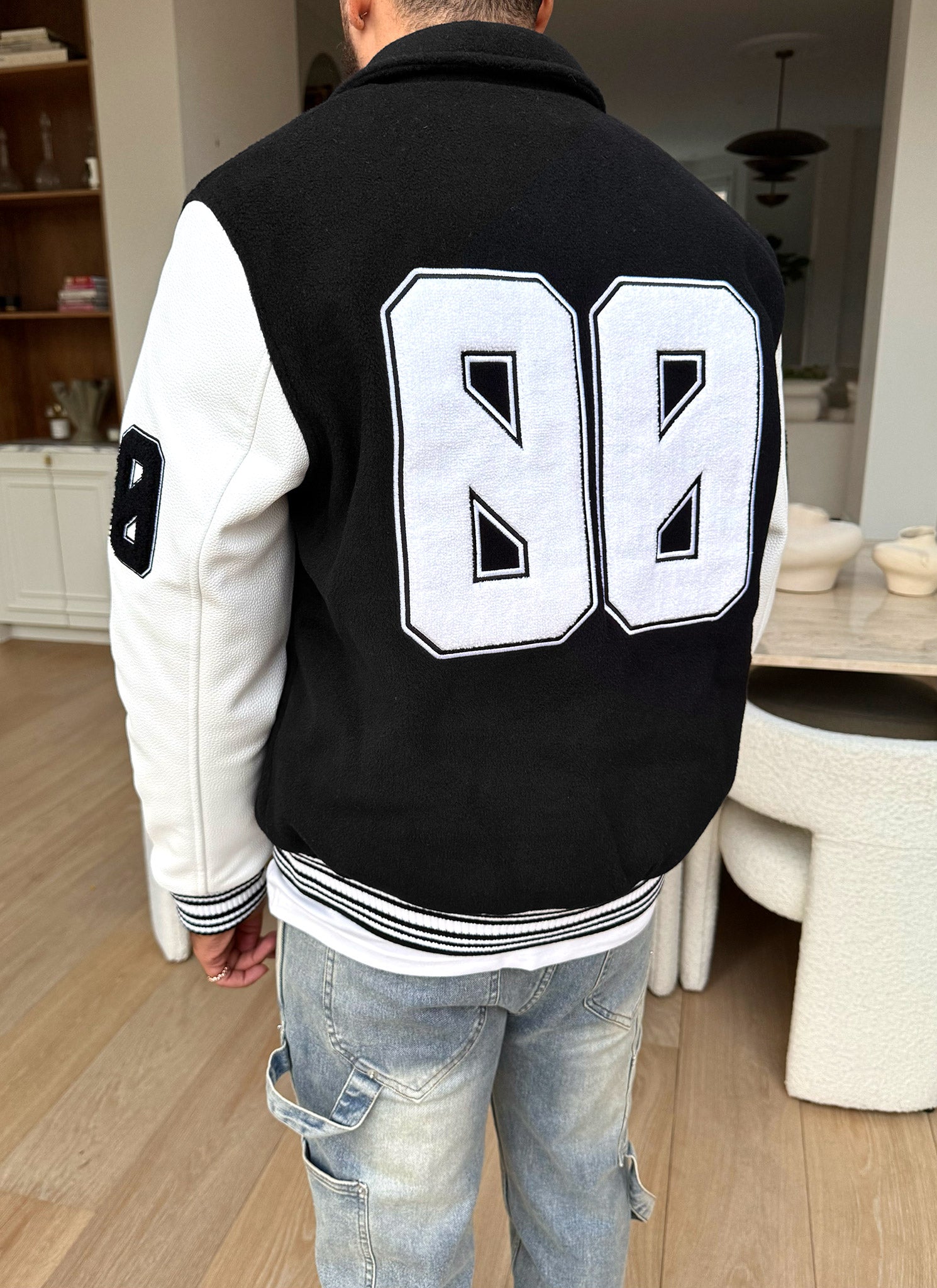 All Star Varsity Jacket - Black