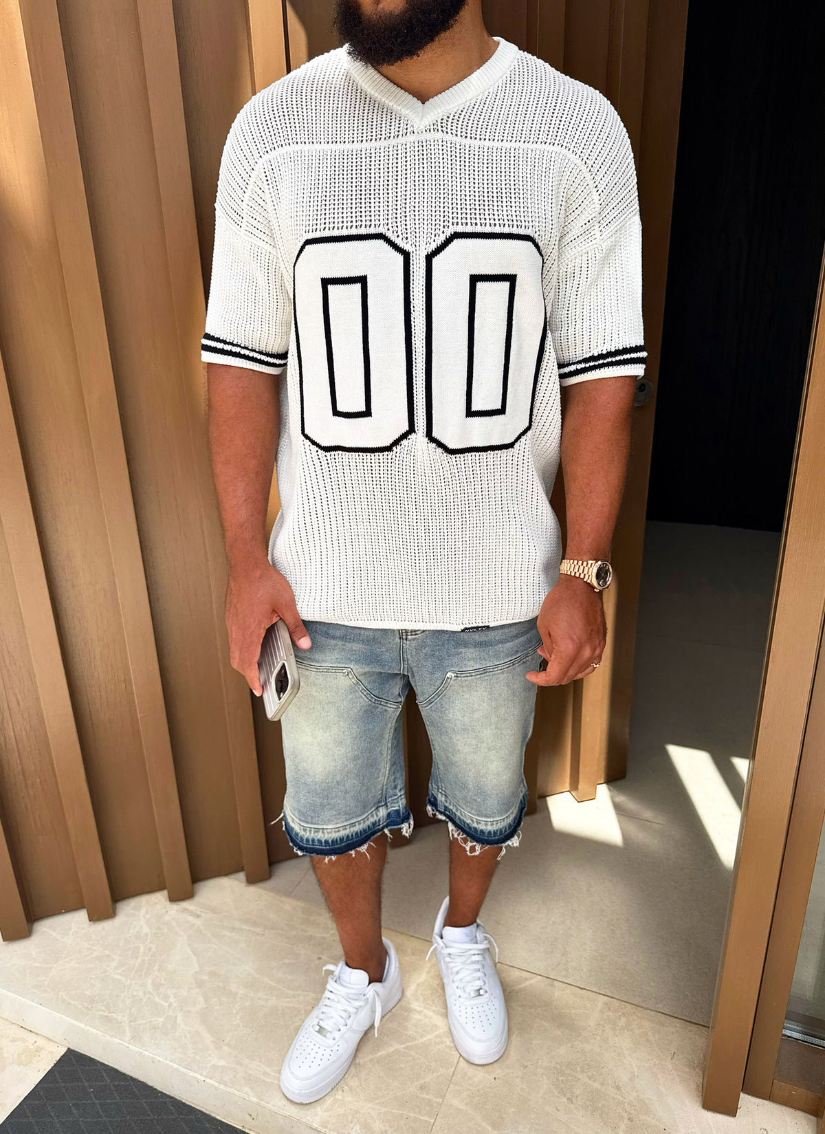 Knitted Members Jersey - Ivory