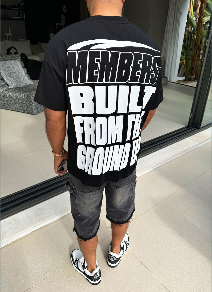 Members Eagle T-Shirt - Black