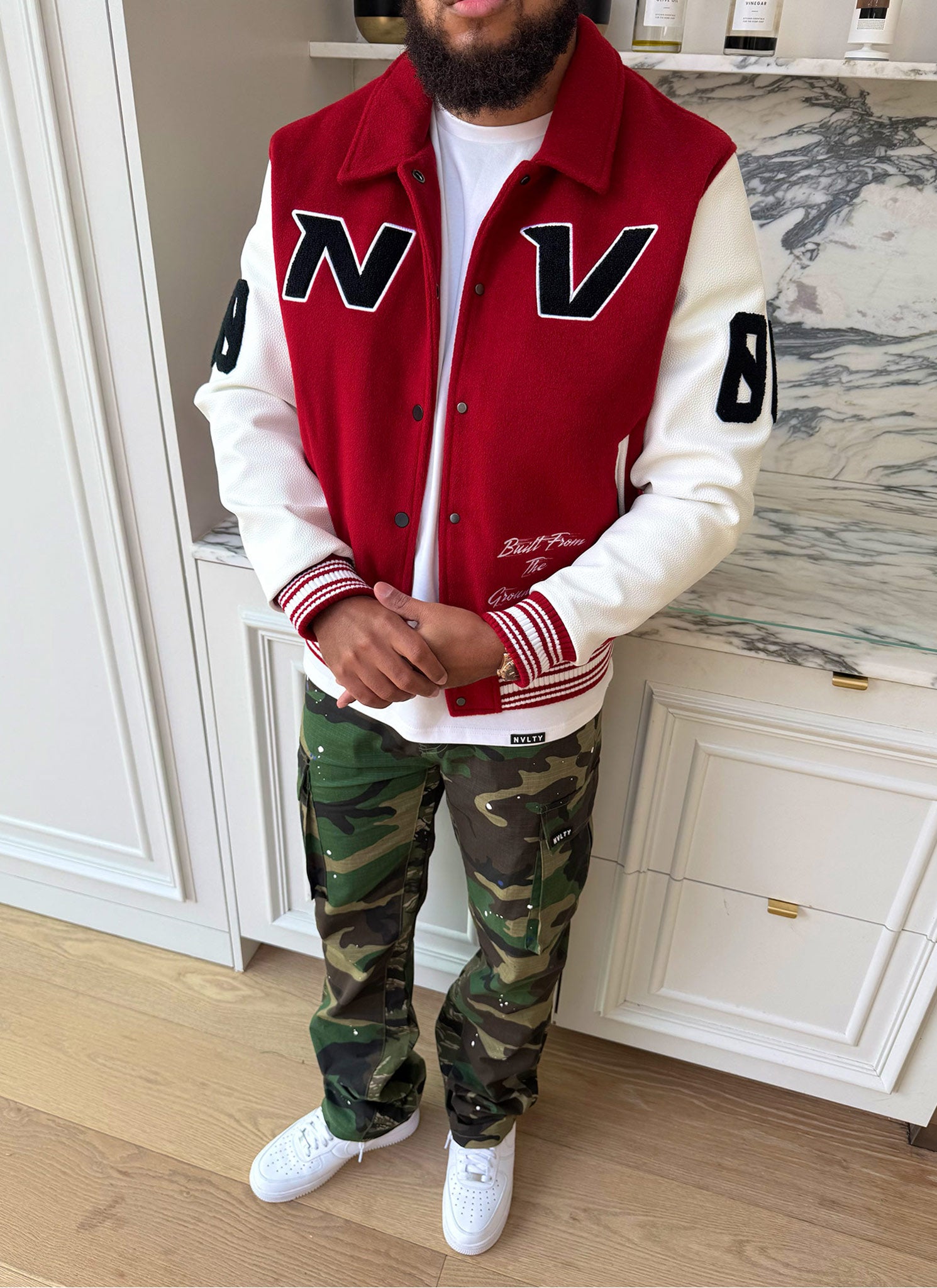 All Star Varsity Jacket - Red