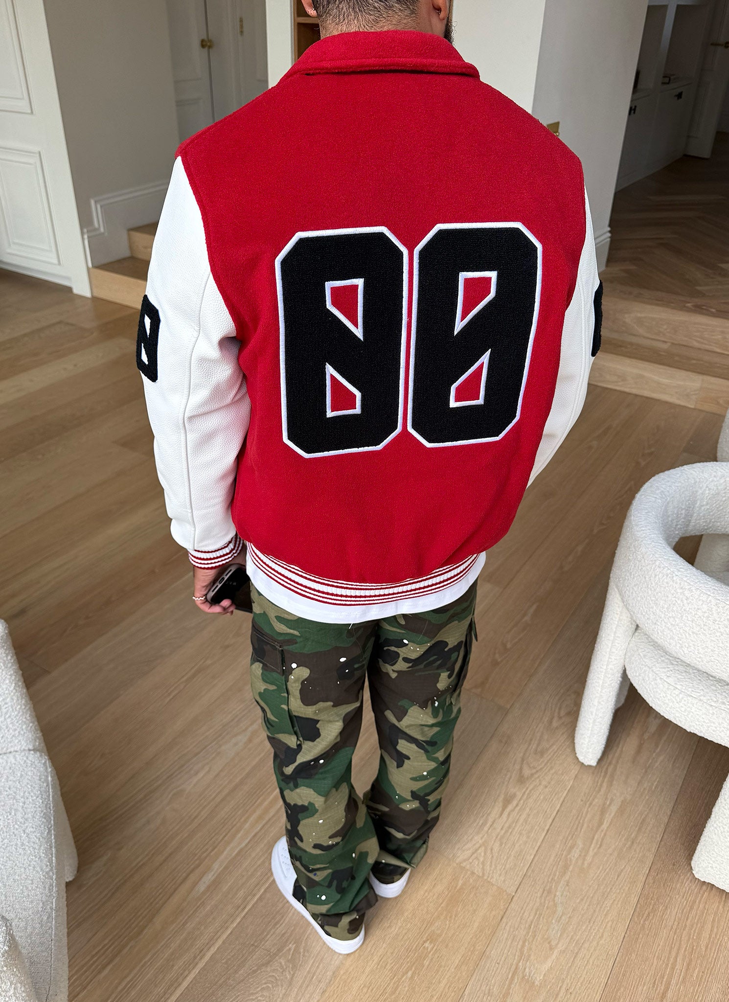 All Star Varsity Jacket - Red