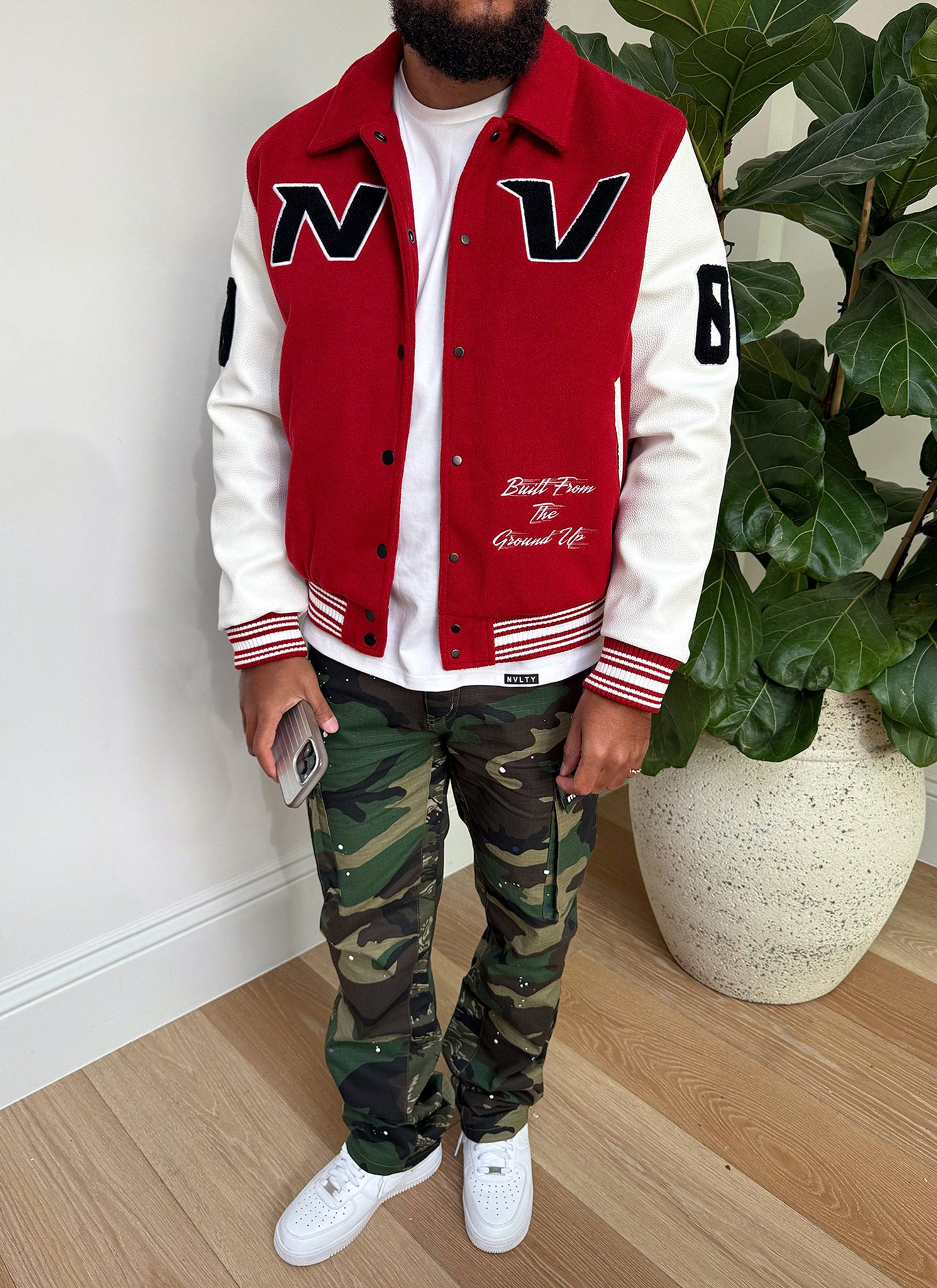 All Star Varsity Jacket - Red