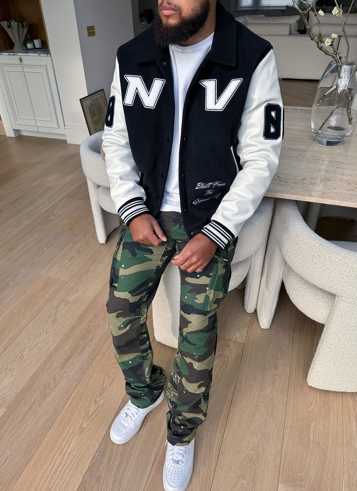 All Star Varsity Jacket - Black