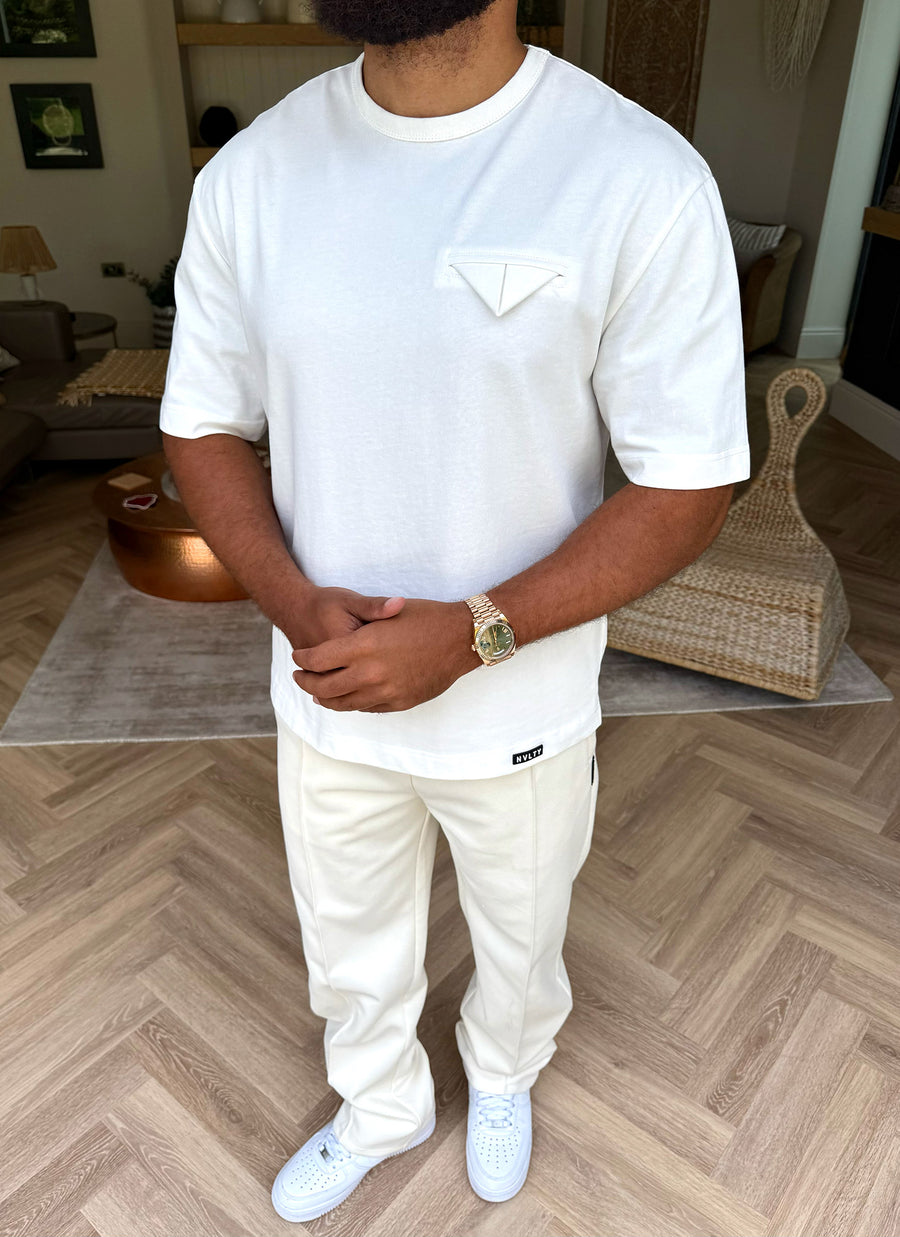 Pocket Square T-Shirt - White
