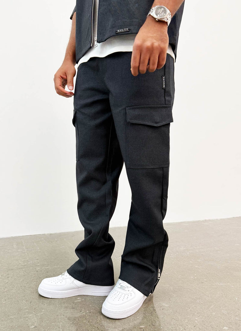 Tailored Militant Pants - Black