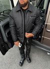 Nylon Padded Jacket - Black