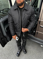 Nylon Padded Jacket - Black