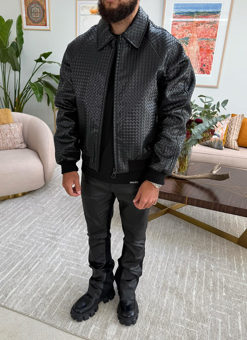 Interlock Aviator Jacket - Black