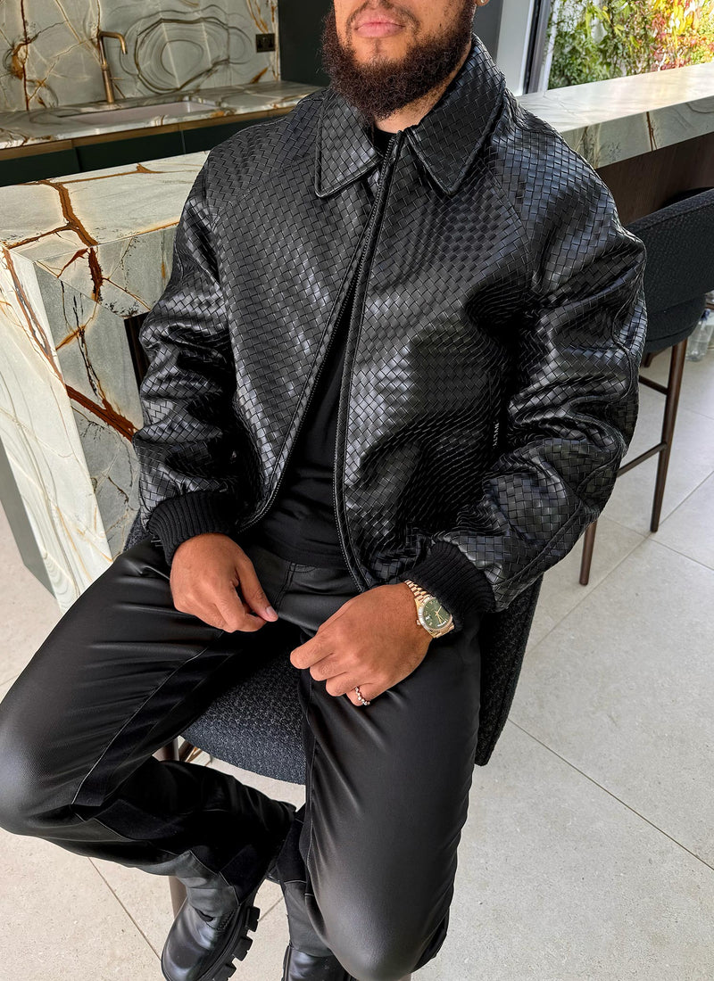 Interlock Aviator Jacket - Black