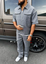 Tailored Militant Shirt - Grey
