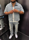 Vintage Carpenter Rivet Jeans - Blue