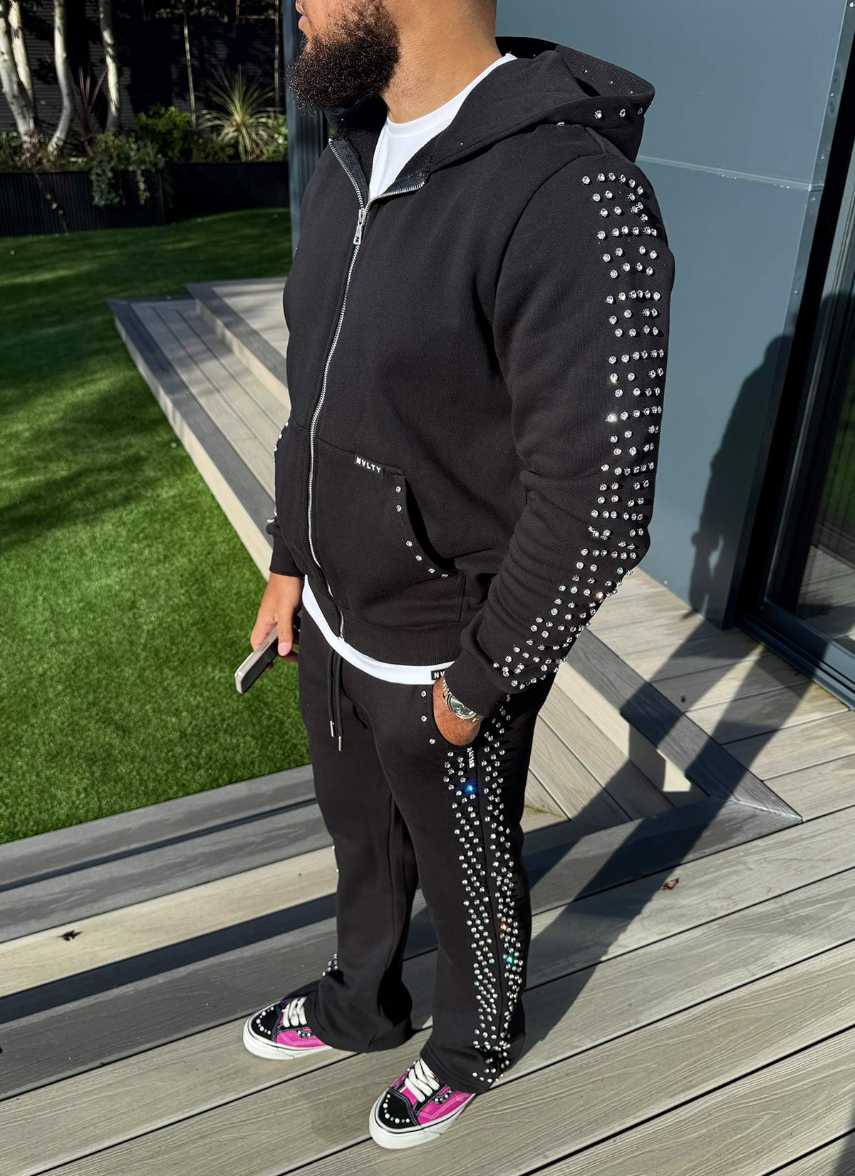 Vintage VVS Flare Joggers - Black