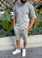 Scuba Structured T-Shirt - Grey