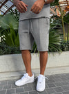 Scuba Structured Shorts - Grey