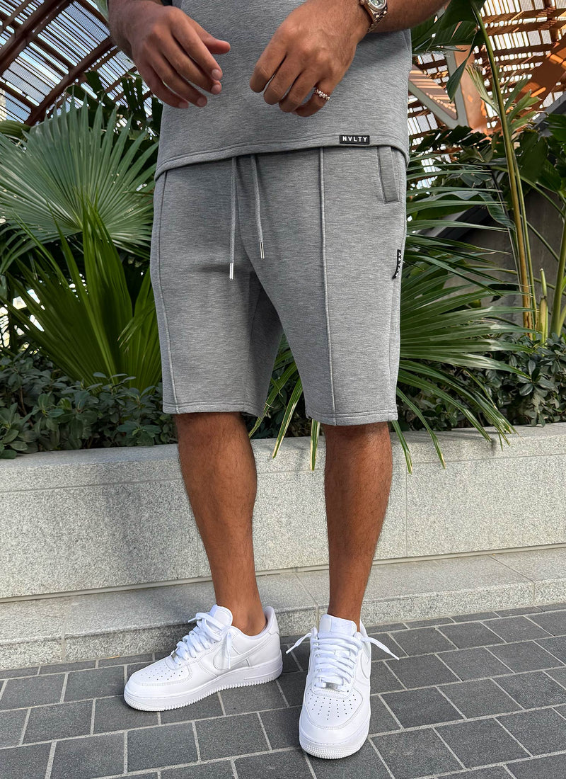 Scuba Structured Shorts - Grey
