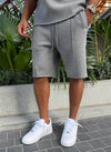 Scuba Structured Shorts - Grey