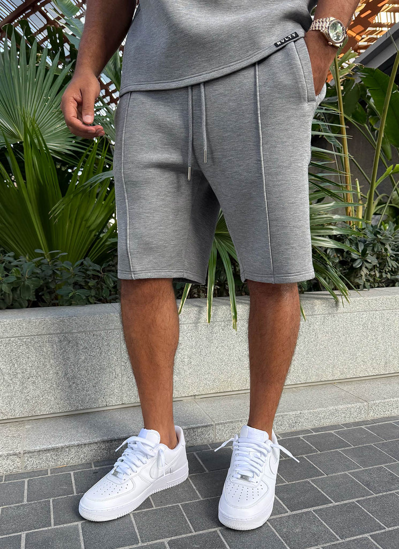 Scuba Structured Shorts - Grey