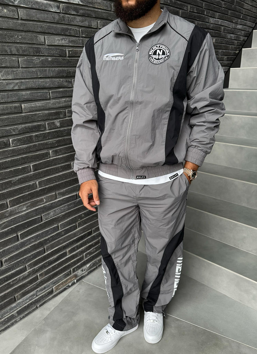 Members Track Jacket - Grey