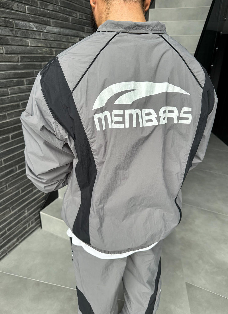 Members Track Jacket - Grey