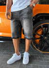Vintage Carpenter Denim Shorts - Black
