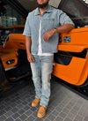 Vintage Carpenter Rivet Jeans - Blue