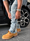 Vintage Carpenter Rivet Jeans - Blue