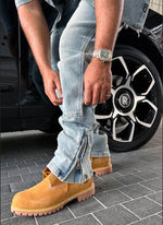 Vintage Carpenter Rivet Jeans - Blue