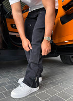 Vintage Carpenter Rivet Jeans - Black